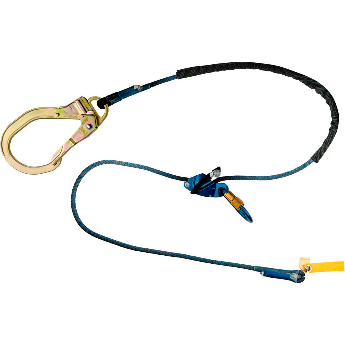 3M DBI-SALA 1234091 Trigger X Adjustable Rope Positioning Lanyard, 6'L, 310 lb. Capacity