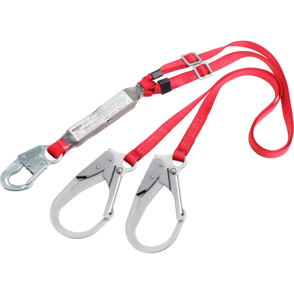 3M Protecta 1342275 PRO Shock Absorbing Adjustable Lanyard, 6'L, 130-310 lb. Capacity