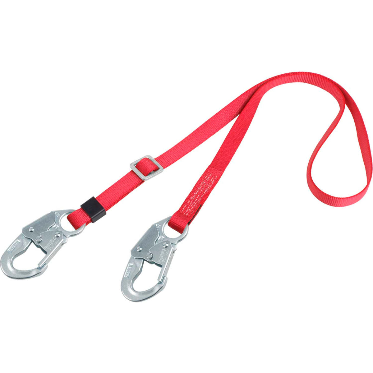 3M Protecta 1385301 PRO Adjustable Web Positioning Lanyard, 6'L, 310 lb. Capacity