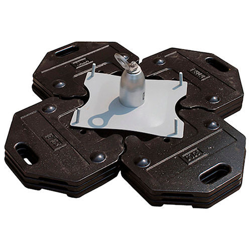 3M DBI-SALA Roof Top Freestanding Counterweight Anchor with 16 Plates, 45 lb. Each