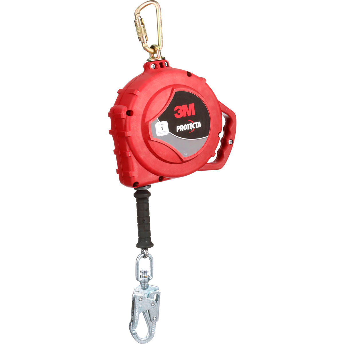 3M Protecta Self Retracting Lifeline, Stainless Steel Cable & Swivel Snap Hook, 50'L