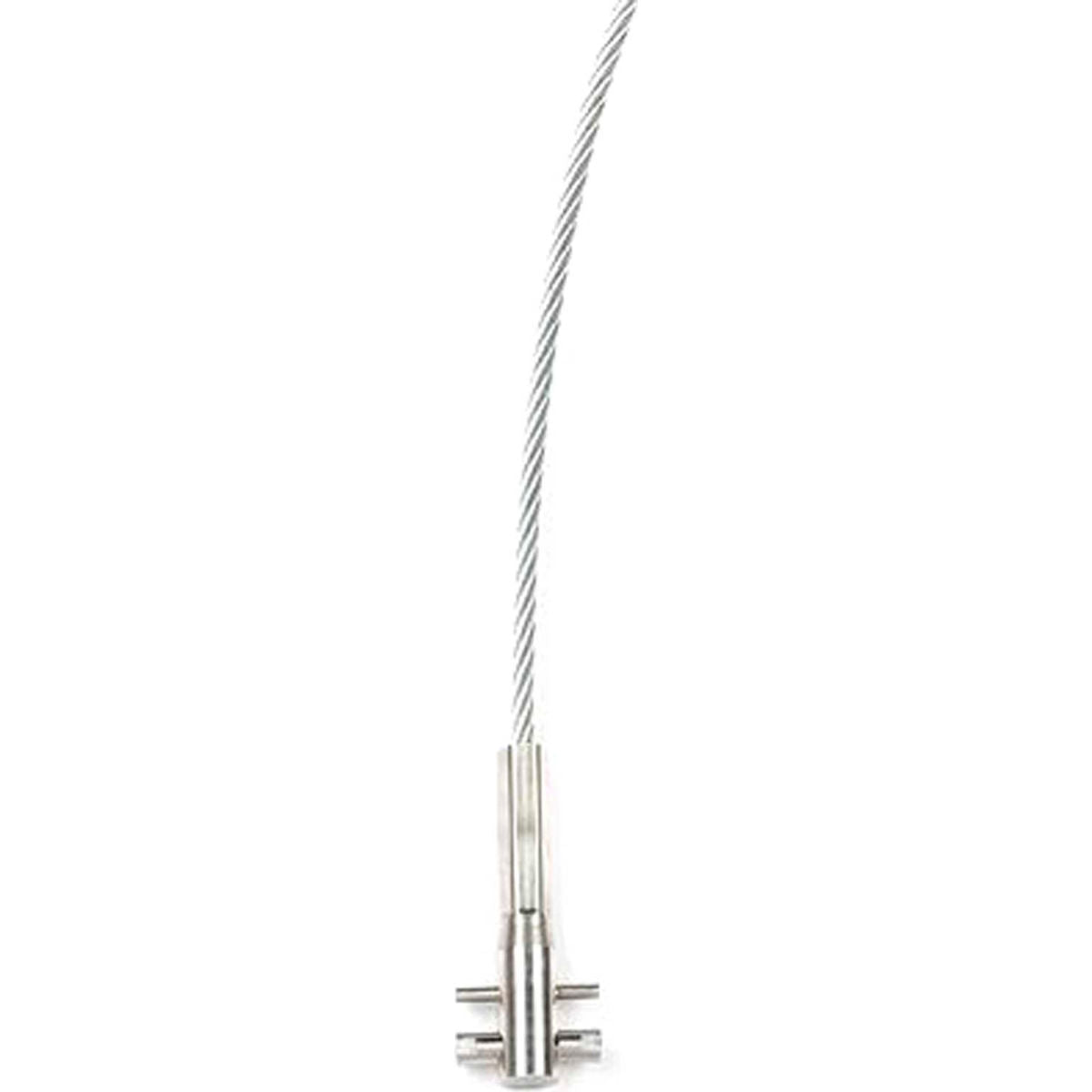 3M DBI-SALA Lad-Saf 100' Swaged Stainless Steel Cable, 3/8in Dia, 7x19 Strands, 6107100
