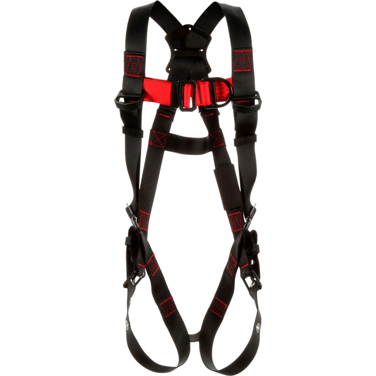 3M Protecta 1161521M P200 Vest Climbing Safety Harness, Back/Front D-Ring, M/L