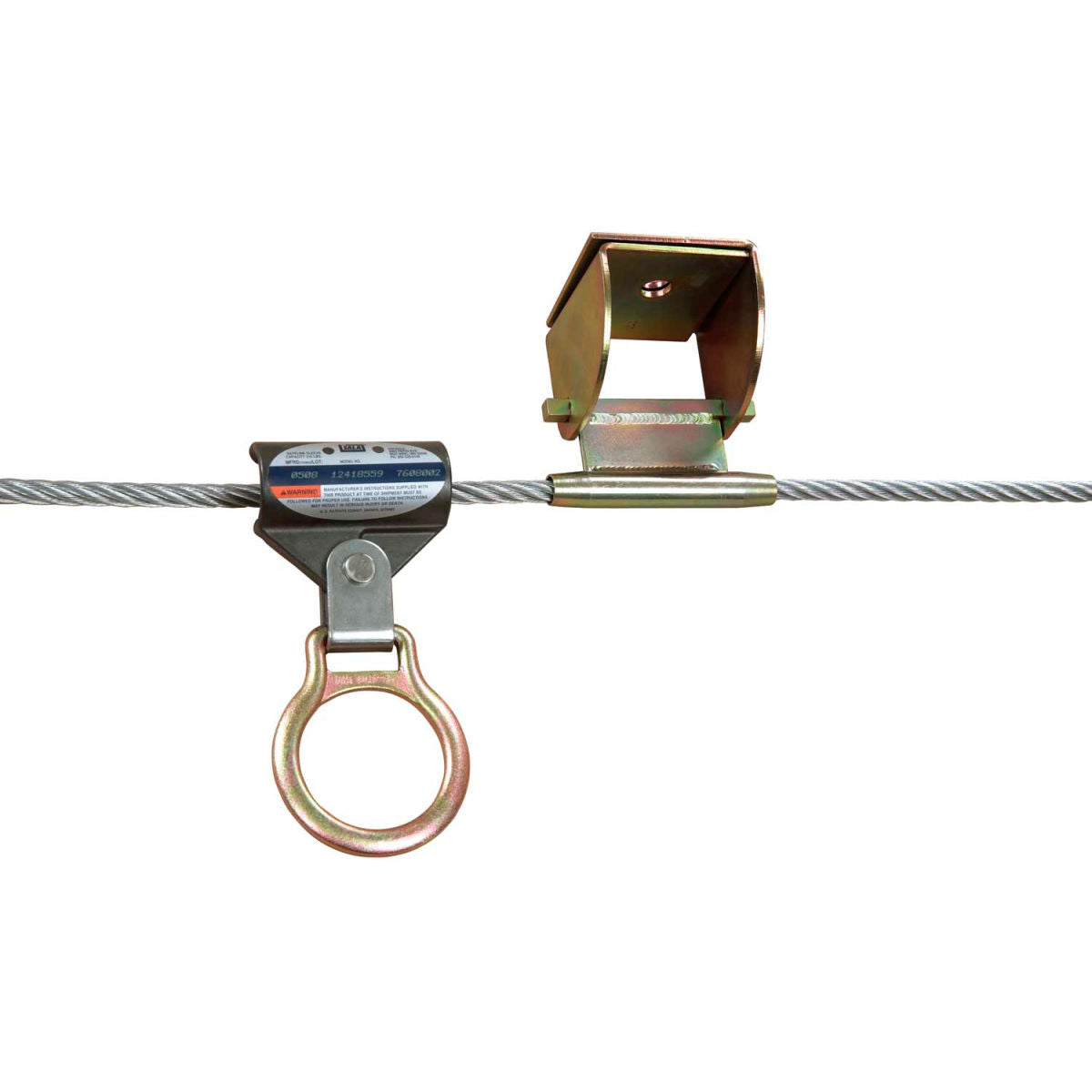 3M DBI-SALA Sayfline 7603120 Multi-Span Cable Horizontal Lifeline, 120'L, 310 Lbs