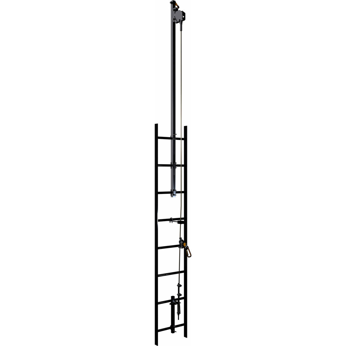 3M DBI-SALA Lad-Saf 6116636 Cable Vertical Safety System Bracketry,Climb Extension