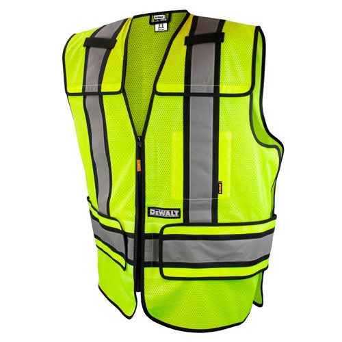 DeWalt DSV421 ANSI Class 2 Adjustable Breakaway Vest, XL/3X