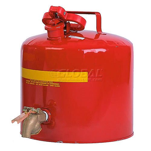 Eagle Brass Faucet Can, 5 Gallon, 1417