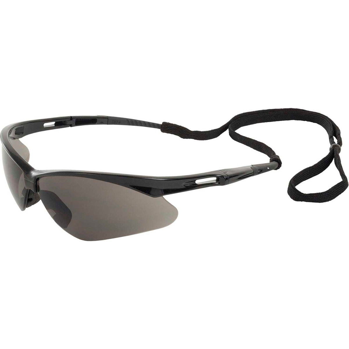 ERB Octane Safety Glasses, Gray Lens, Black Frame, Pack of 12