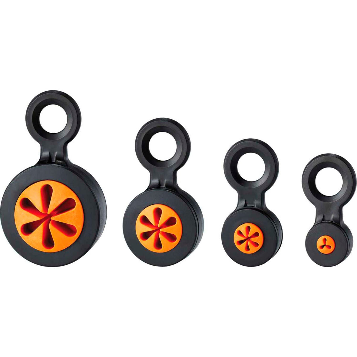 Ergodyne Squids Slips 3740 Hand Tool Trap, Black/Orange, Variety, 4 Pack