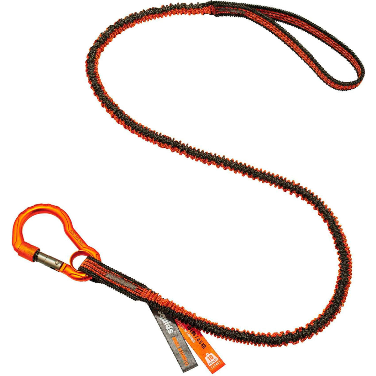 Ergodyne Squids 3100Fx Tool Lanyard Single Carabiner, 10 lbs Capacity, 19802