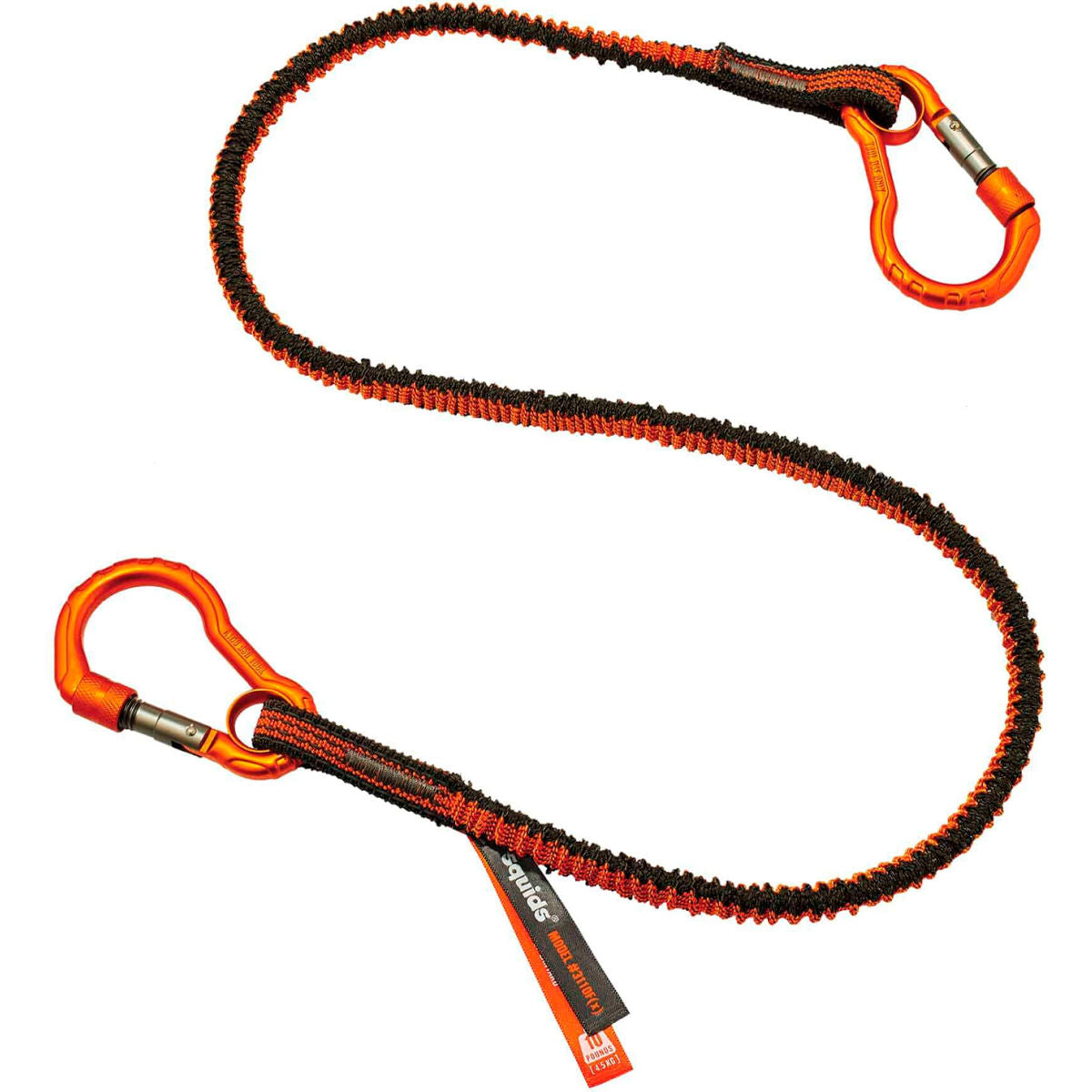 Ergodyne Squids 3110Fx Tool Lanyard Dual Carabiner, 10 lbs Capacity, 19822