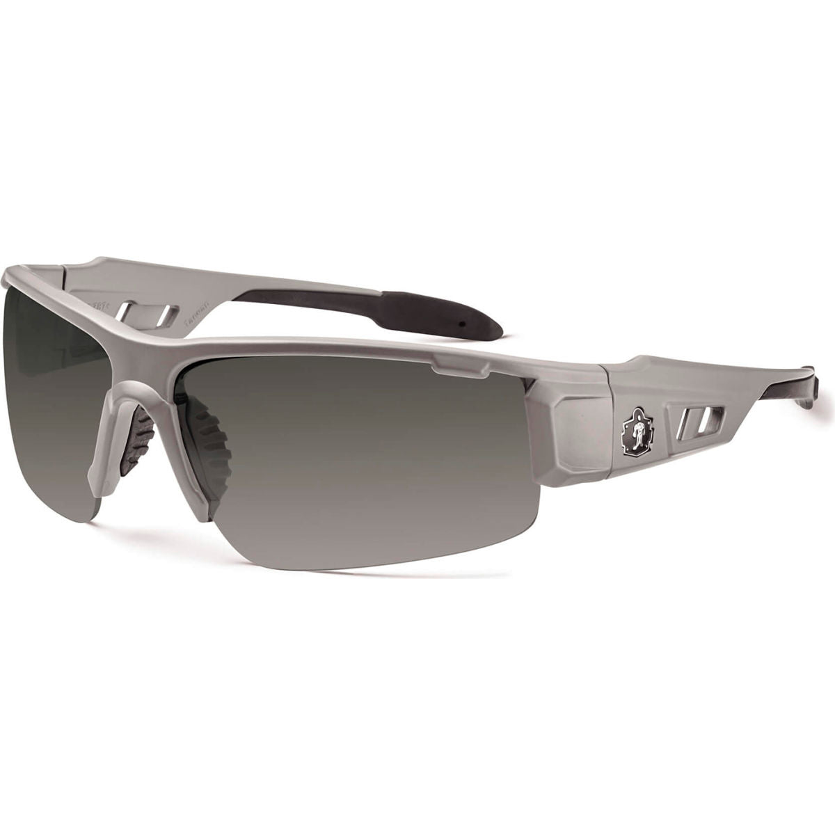 Ergodyne Skullerz Dagr PZ Safety Glasses, Polarized Smoke Lens, Matte Gray Frame
