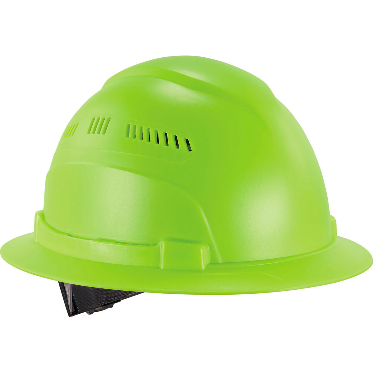Ergodyne Skullerz 8968 Lightweight Full Brim Hard Hat, Vented, Lime