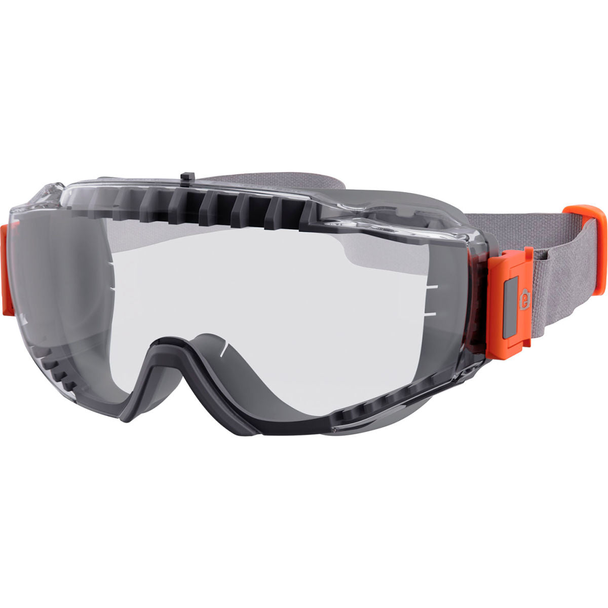 Ergodyne MODI-NEO OTG Safety Goggles w/ Neoprene Strap, Vented Frame, Clear Lens, Gray Frame
