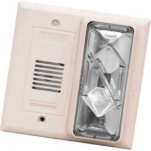 Edwards Signaling 7007B-N5 Buzzer and Strobe, 110 CD, 120V AC