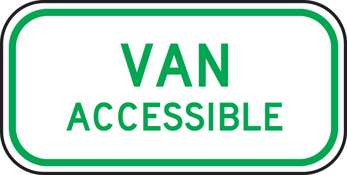 Supplemental Parking Plaque: Accessible Parking