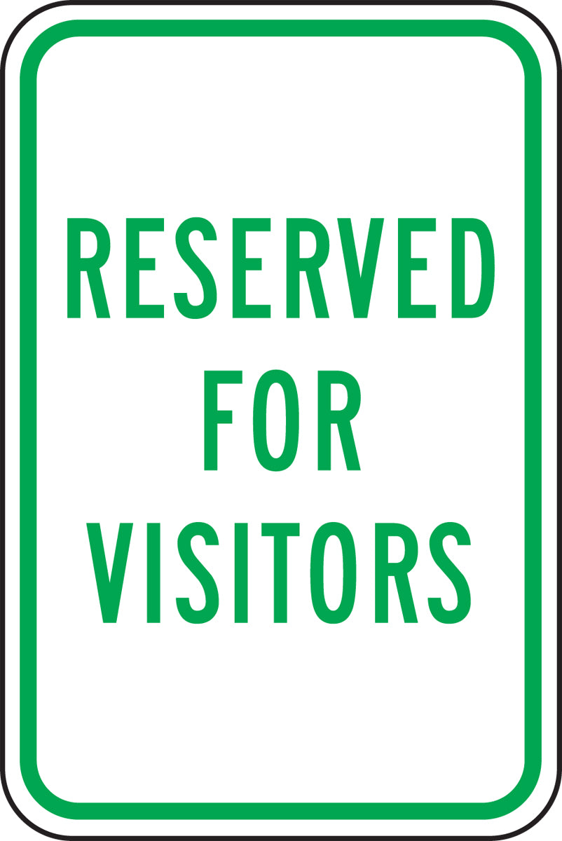 Traffic Sign: Reserved For Visitors