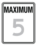 Speed Limit Sign: Maximum 10