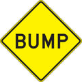Driving Conditions Sign: Bump