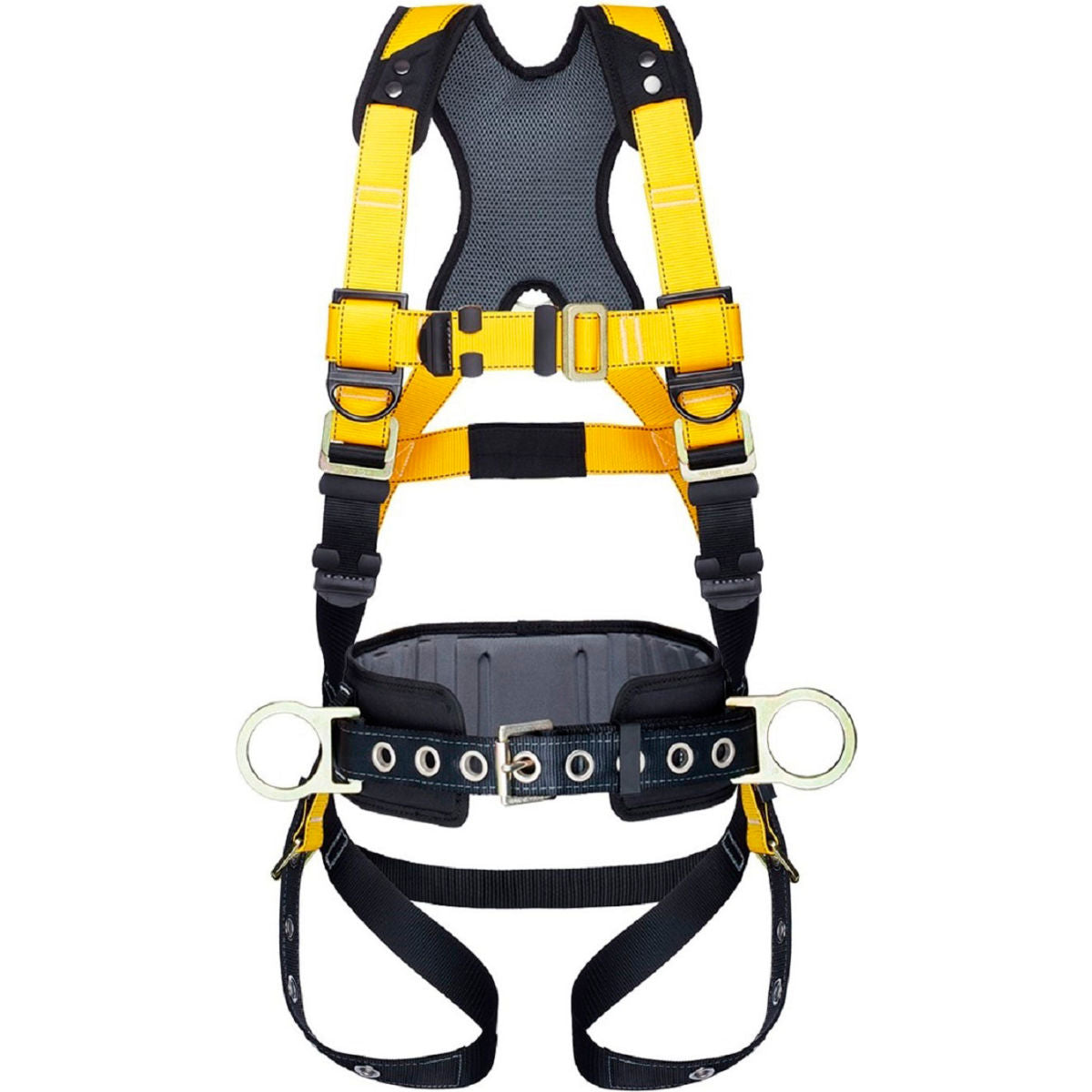Guardian Series 3 Harness With Waist Pad, Tie Back Legs, 3 D-Rings, M-L