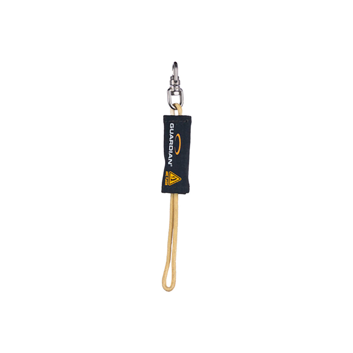 Guardian Arc Flash Tool Attachment with Swivel Top & Cinch Loop End, 10 lb. Capacity, Black