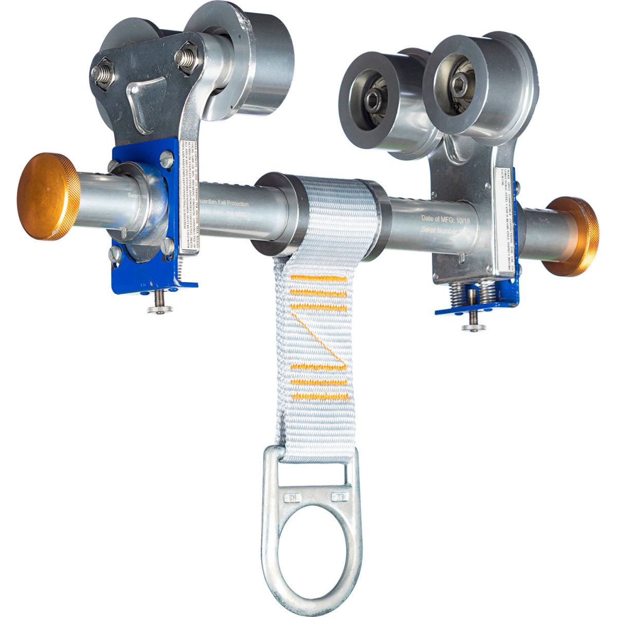 Guardian Beamer Trolley Anchor, Fits 3in-10in Beams Up To 9/10in Thick, 130-420Lbs Capacity