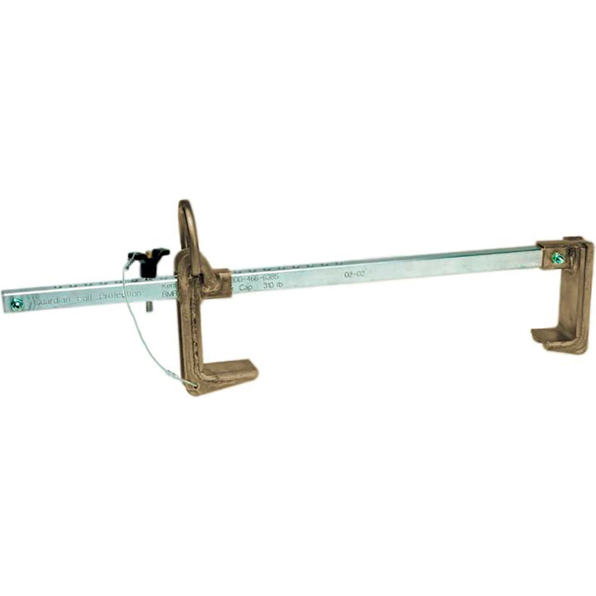 Guardian Beamer BBC, Fits 12in To 24in Beams Up To 2-1/2in Thick, Steel, 130-420 lbs. Capacity