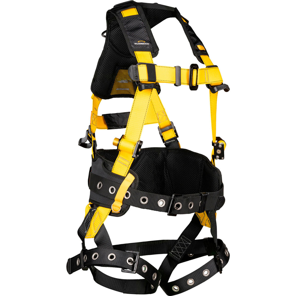 Guardian Defender Ultra Harness with Waist Pad, Pass-Through Chest, Back + Side D-Ring, M/L