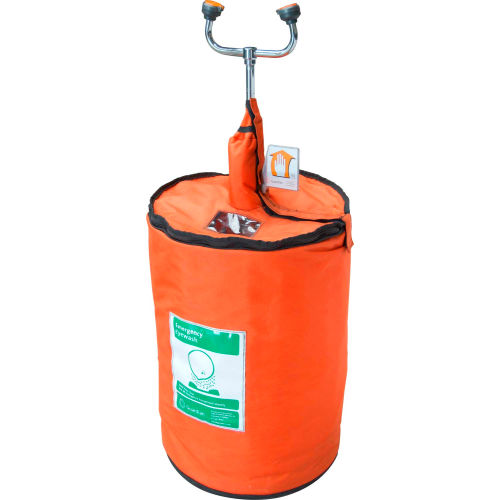 Guardian Equipment G1562HTR Portable Eye Wash, Spray, Heat Traced Jacket, 15 Gallon