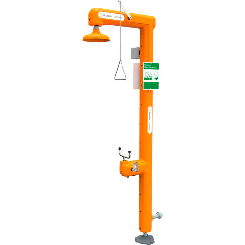 Guardian Equipment Heated Safety Station with Eyewash, Bottom Inlet, GFR3110
