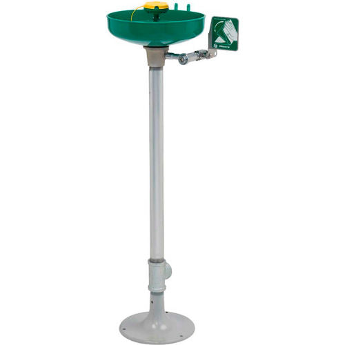 Haws 7261-7271 Pedestal Mounted Plastic Bowl Eye and Face Wash with AXION Head