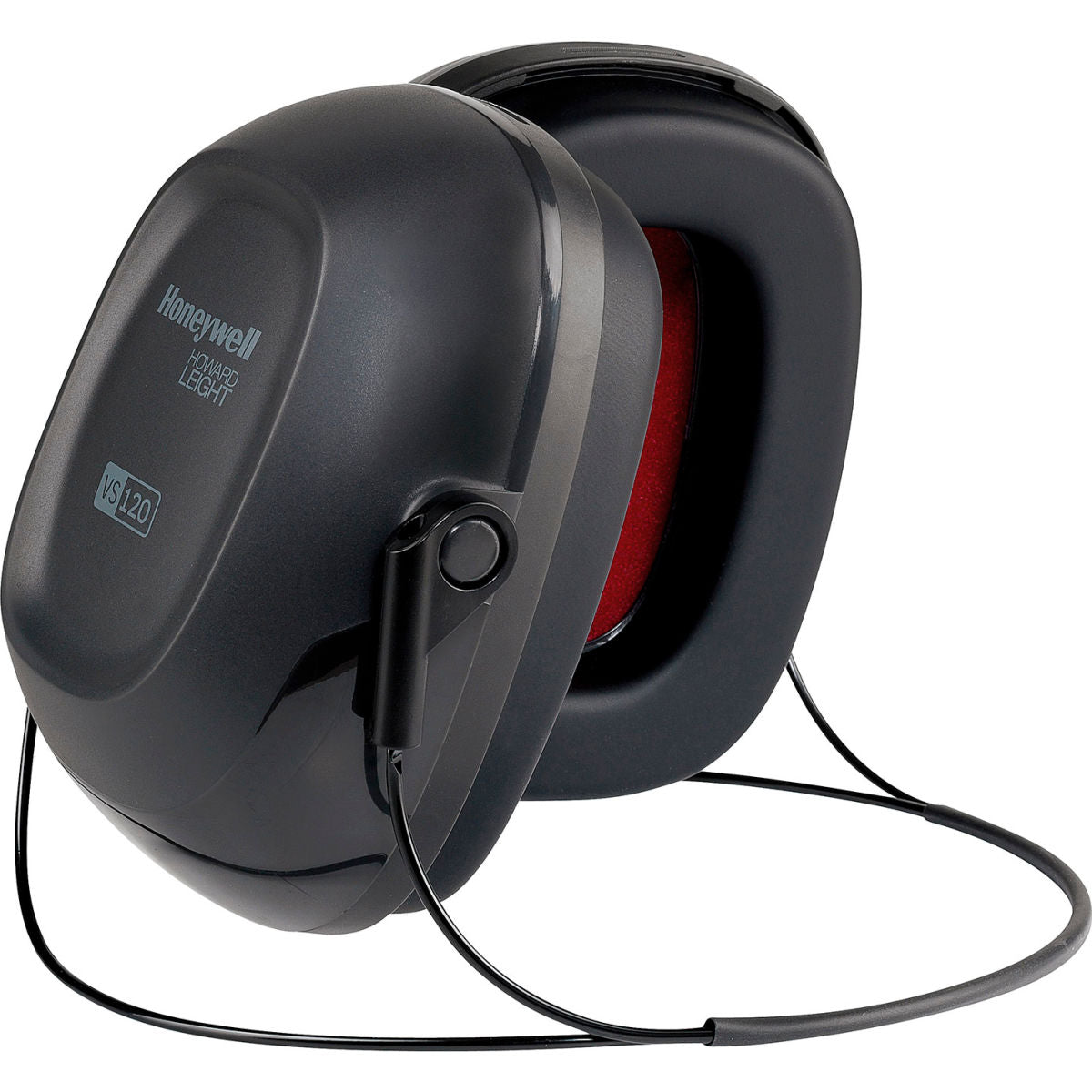 Honeywell VeriShield 1035114-VS 100 Passive Earmuffs, Behind The Neck, Black