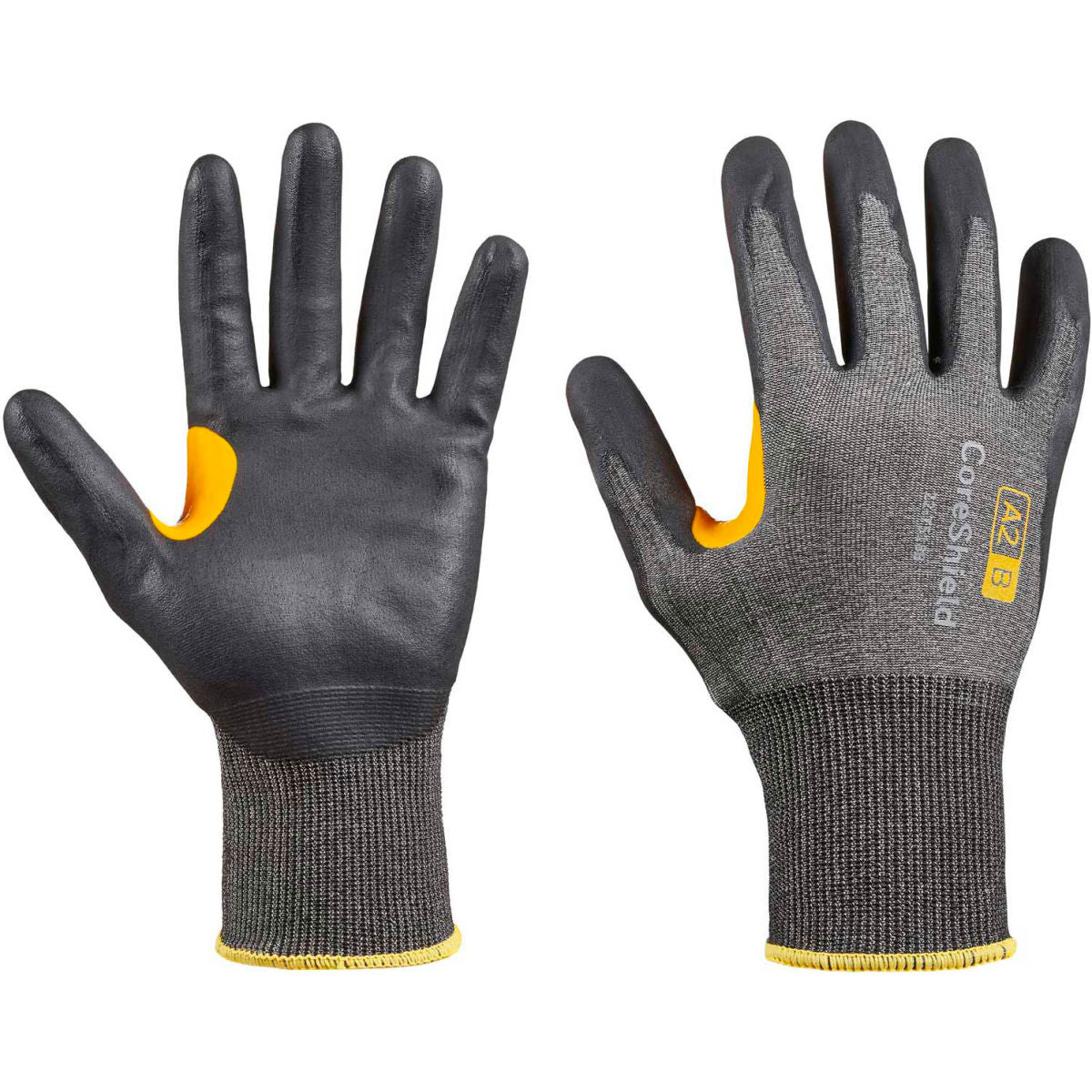 Honeywell HPPE, Nitrile Micro-Foam Cut Resistant Gloves, ANSI A2, 18 Gauge, Black, Size L/9