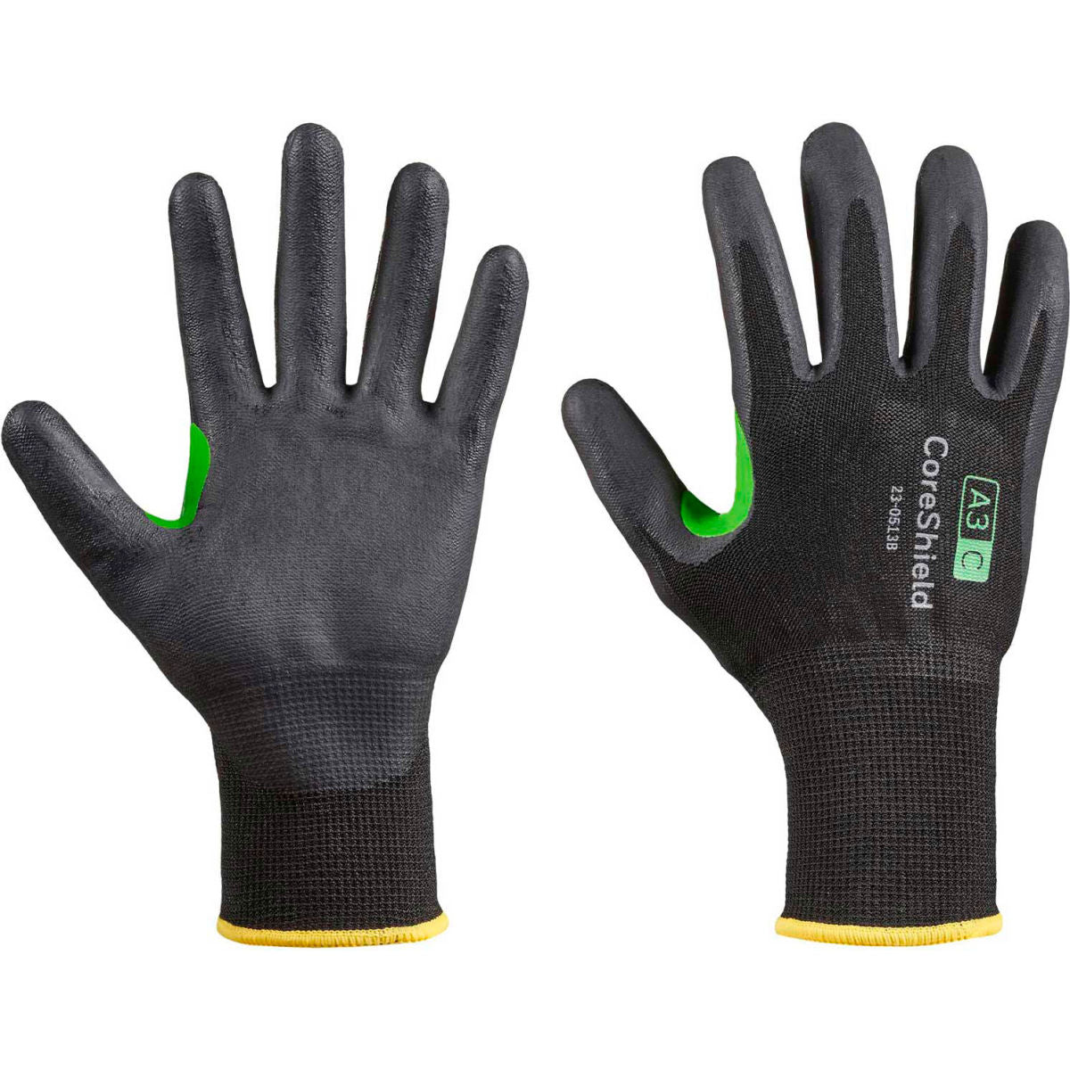 Honeywell HPPE, Basalt, Nitrile Micro-Foam Cut Resistant Gloves, ANSI A3, 13 Gauge, Black, Size XS/6