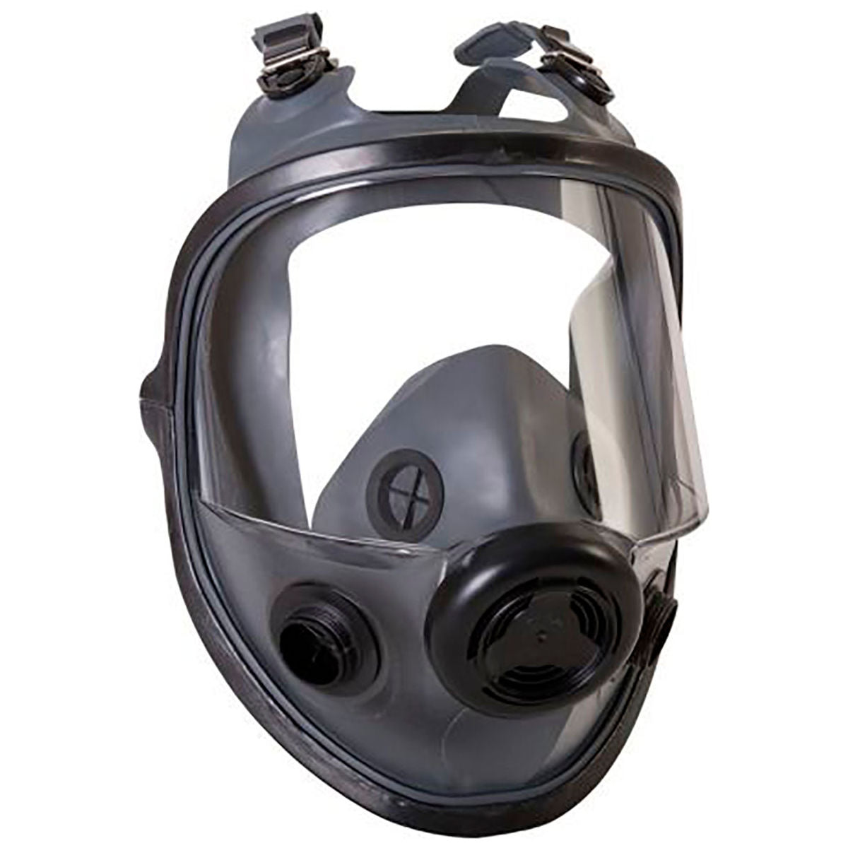 Honeywell North 5400 Full Facepiece Respirator with 4 Strap Headband & Dual Cartridge Connectors, S