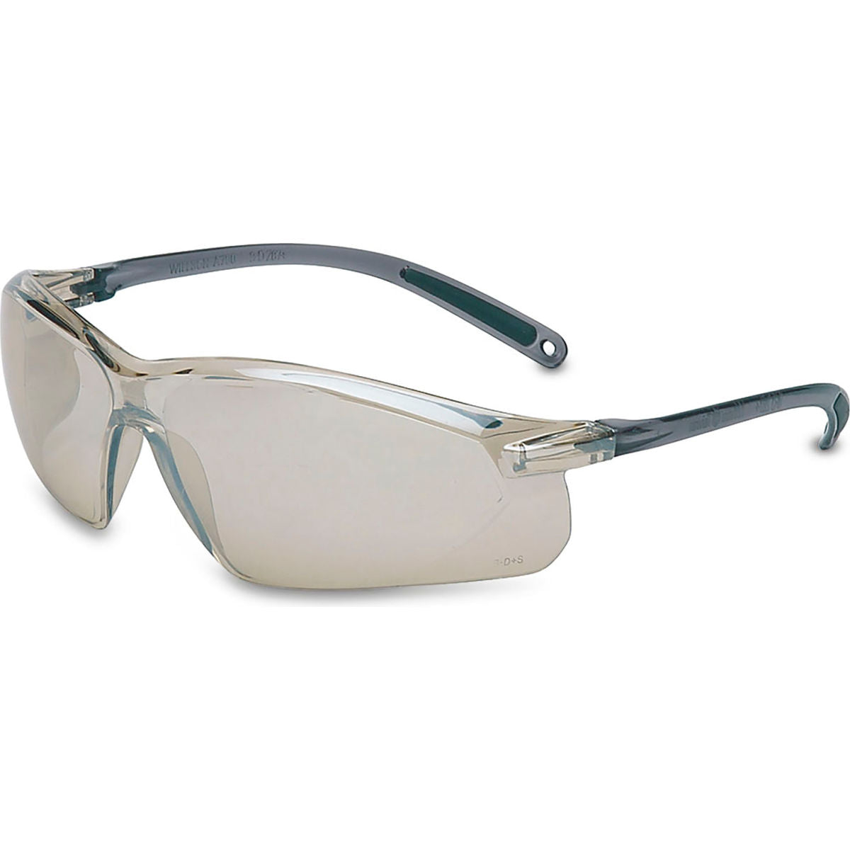Honeywell Uvex A700 Half Frame Indoor/Outdoor Safety Glasses, Anti-Scratch, Gray Lens & Frame