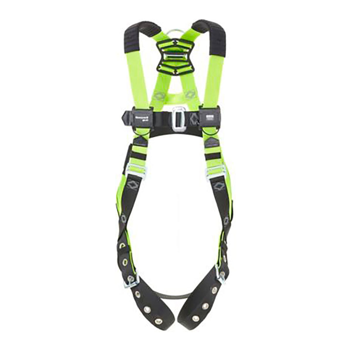 Honeywell Miller H500 Industry Standard Harness with Back D-Ring, Tongue Buckle, S/M, Green