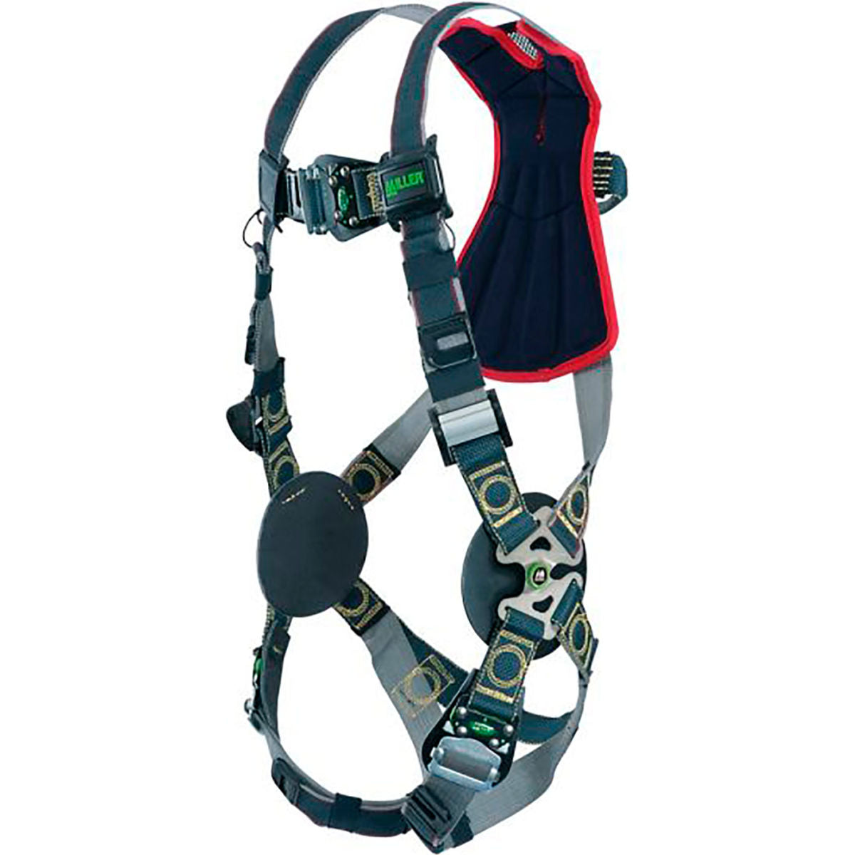 Honeywell Miller Revolution Arc-Rated Safety Harness with Back D-Ring, Quick Connect, S/M, Black