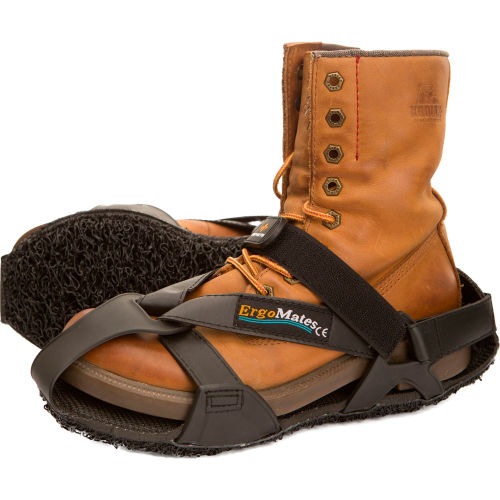 Impacto Ergomate Anti-Fatigue Anti-Slip Overshoes, Small, Black