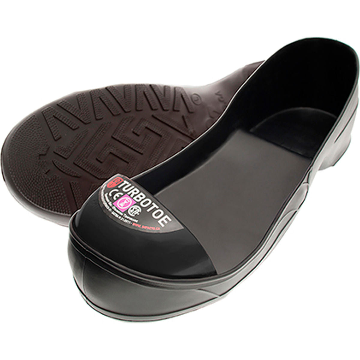 Impacto TURBOTOE Steel Toe Cap Overshoe 3XL 15-16, Flexible & Pliable PVC, Antislip Sole, Waterproof