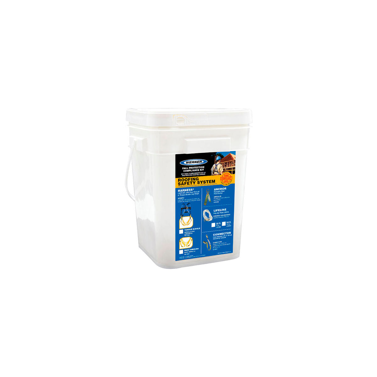Werner Roofing Bucket 30' Basic - Quantity 48 on a Pallet 48