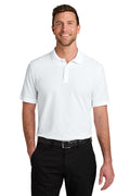 Port Authority K200 Wearever Signature Pique Polo — White