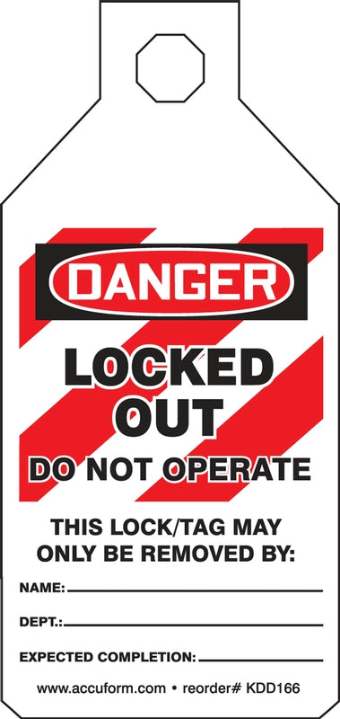StopOut Tab Tag (KDD166)