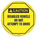 ANSI Caution Steering Wheel Cover: Disabled Vehicle, Do Not Attempt To Drive