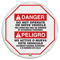 StopOut Bilingual Steering Wheel Message Cover