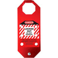 Accuform KDH643 Stopout Aluma-Tag Hasp, Danger Locked Out Do Not Operate, Aluminum