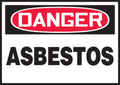 OSHA Danger Safety Label: Asbestos