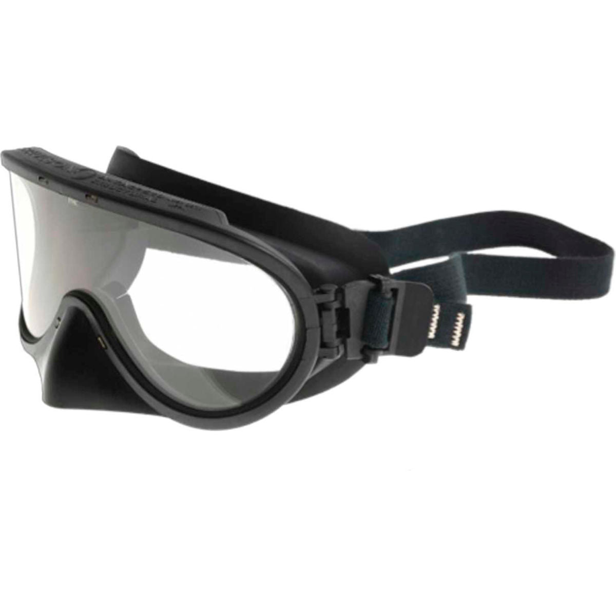 Paulson A-TAC Structural Firefighter Goggles, Nose Guard, Elastic Strap, Apec Lens
