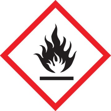 AccuformNMC GHS Pictogram Label Flame LZH601