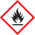 GHS Pictogram Label Roll: Flame